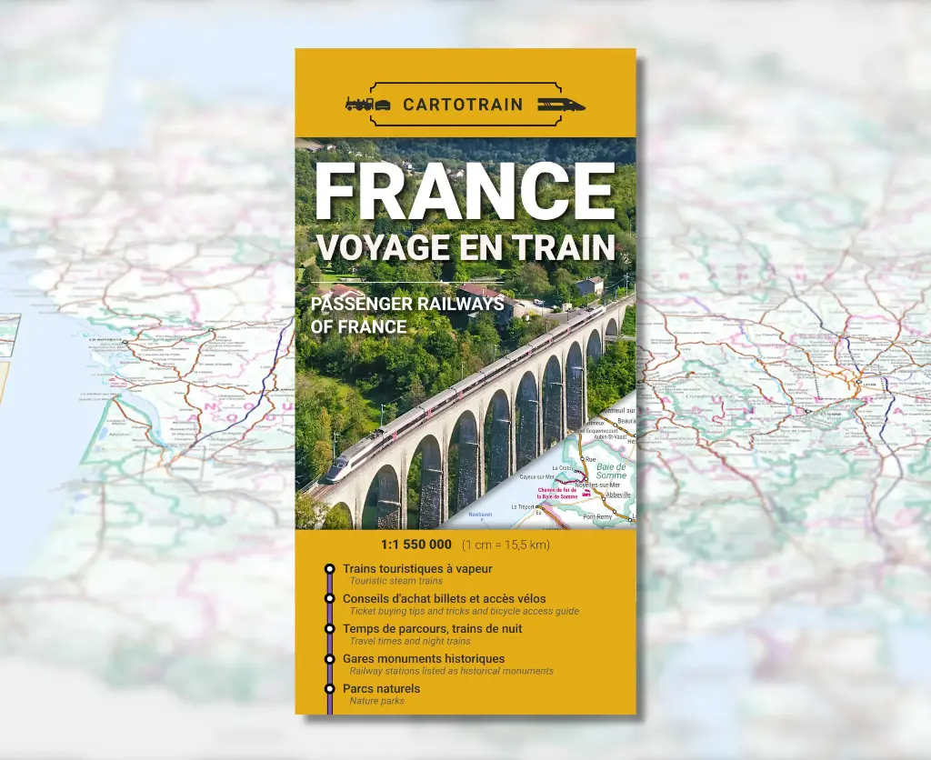Cartotrain France - Voyage en train