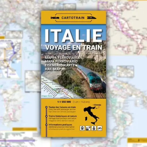 Cartotrain Italie - Voyage en train